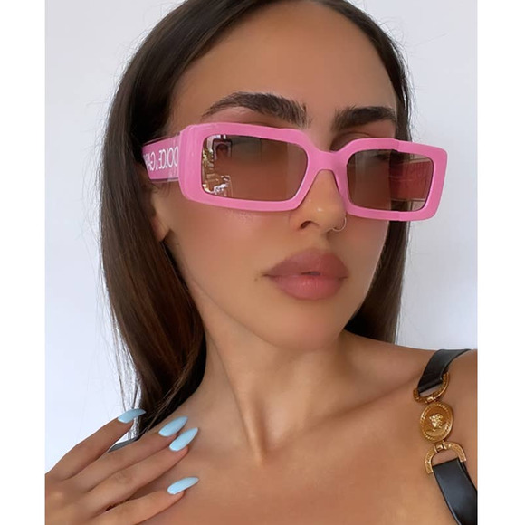 NEW Dolce Gabbana DG6187 Slim Pink Sunglasses - Picture 9 of 10